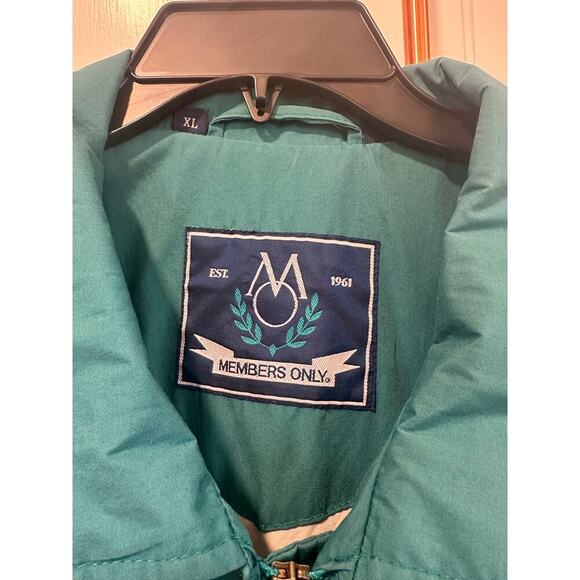 Vintage Members only jacket Green XL men’s outdoor gear - Picture 2 of 7